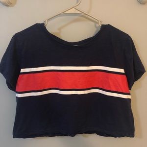 Striped crop top